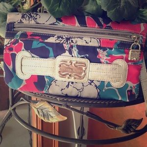 Sienna Ricchi Clutch Zip Wallet Pink And Blue